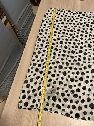 Foulard NKD pois bianco e nero