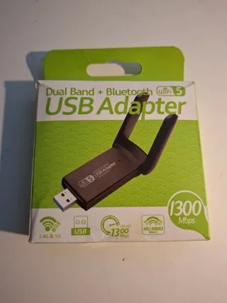 Adaptador USB WiFi 5 Dual Band + Bluetooth