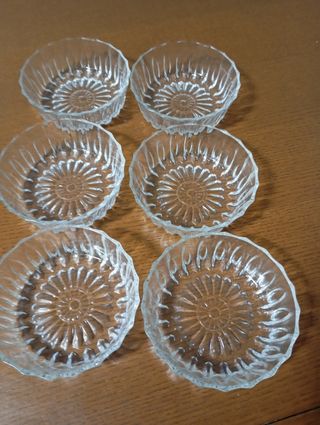 Set  6 Cuencos Flan Cristal