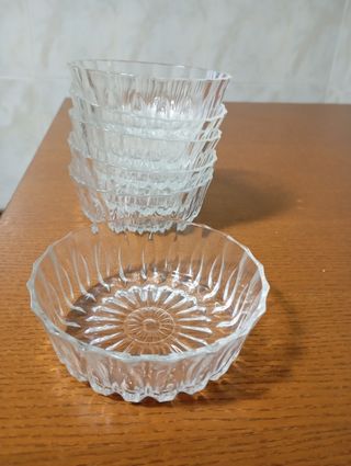 Set  6 Cuencos Flan Cristal
