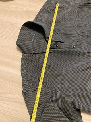 Camicia uomo a righe nere