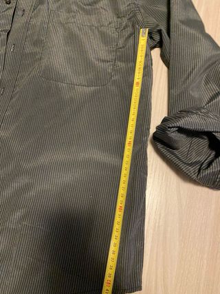 Camicia uomo a righe nere