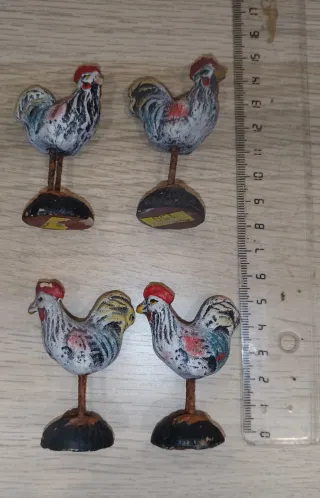 Lote 4 gallinas belén