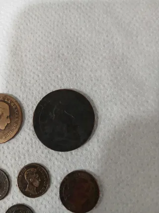 Lote de monedas antiguas
