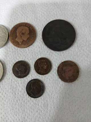 Lote de monedas antiguas