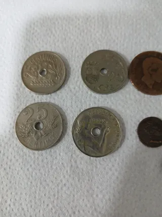 Lote de monedas antiguas