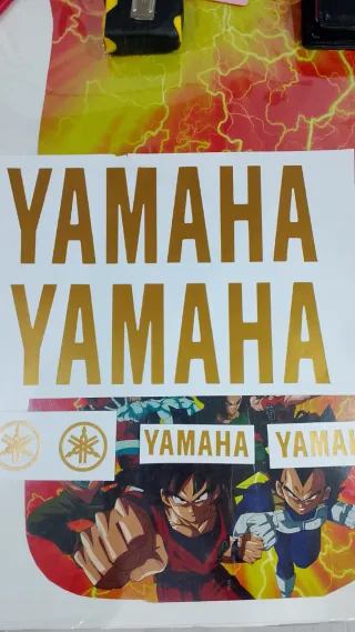 Kit Pegatinas Yamaha TZR Color Oro