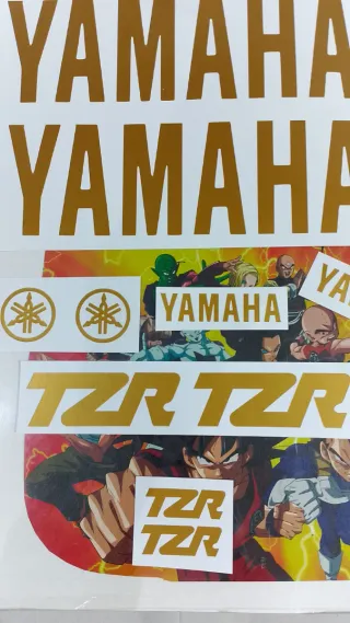 Kit Pegatinas Yamaha TZR Color Oro