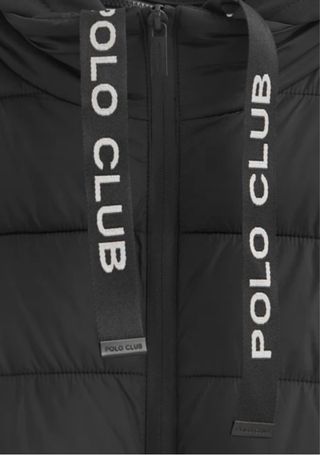 Chaqueta acolchada Polo Club Negra
