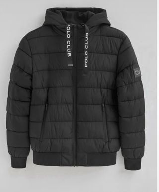 Chaqueta acolchada Polo Club Negra
