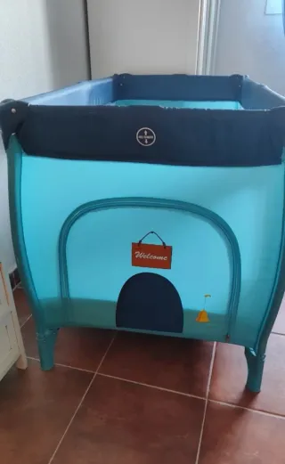 Cuna de viaje asalvo con colchón