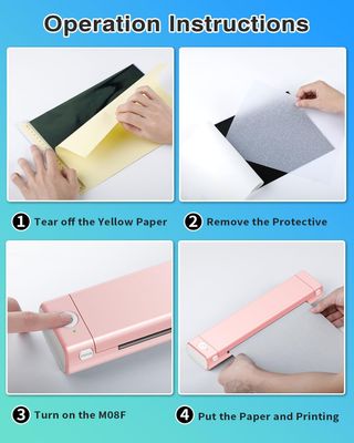 Impresora Portátil Bluetooth Phomemo Rosa