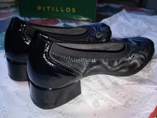 Zapatos Pitillos Negros Talla 38