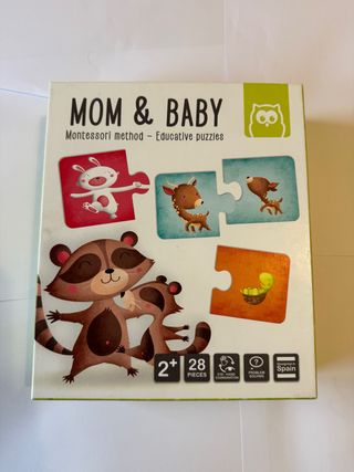 Puzzle Mom & Baby Montessori 28 piezas