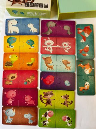 Puzzle Mom & Baby Montessori 28 piezas