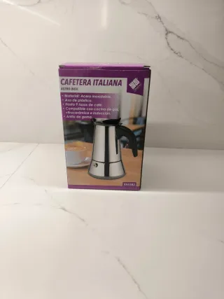 Cafetera Italiana Acero Inox 9 Tazas
