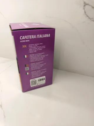 Cafetera Italiana Acero Inox 9 Tazas