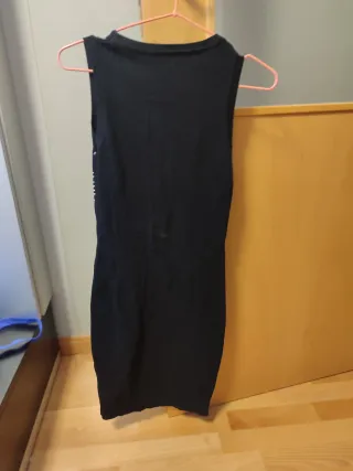 Vestido negro con brillos