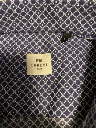 Camicia uomo Effebi fantasia geometrica