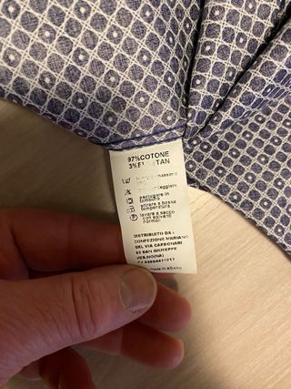 Camicia uomo Effebi fantasia geometrica