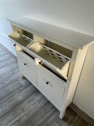 Zapatero Ikea Hemnes Blanco