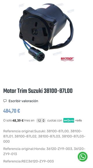 Motor Power Trim Nuevo