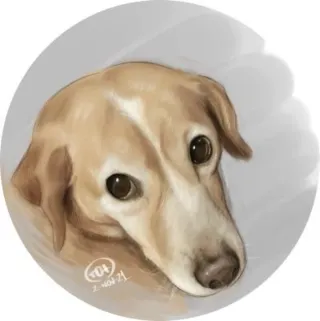 Retrato dibujado de un ser muy querido.