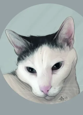 Retrato dibujado de un ser muy querido.