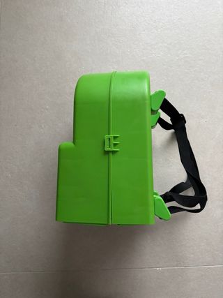 Mochila Pokémon Verde con figuritas