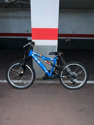 Bicicleta para niños azul