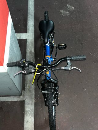 Bicicleta para niños azul