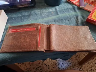 Portafoglio Lumberjack marrone