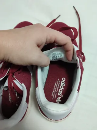 Zapatillas Adidas Gazelle Rojas Talla 39 1/3