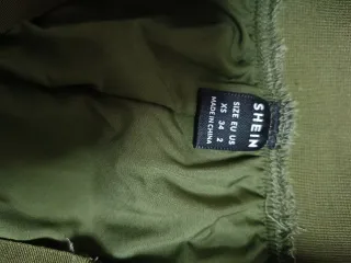 Gonna lunga plissettata verde oliva