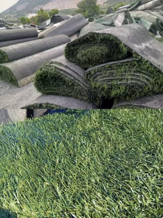 Césped artificial reciclado