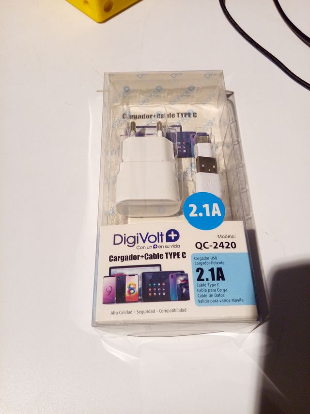 Cargador DigiVolt Cable Tipo C 2.1A