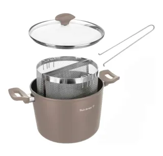 Pentola Kasanova doppio cestello per cottura simul