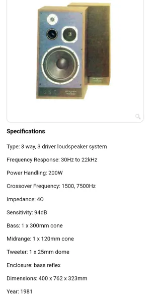 Colunas de som Marantz P1230