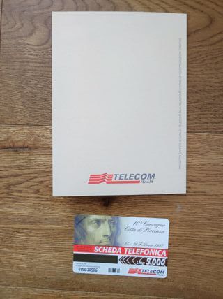 Scheda telefonica 200 anni Napoleone Italia e fold