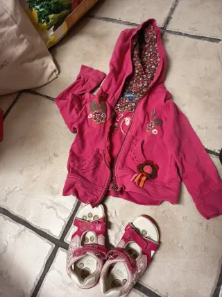 Lote ropa niña 2-3 años variado,50 prendas, zapato