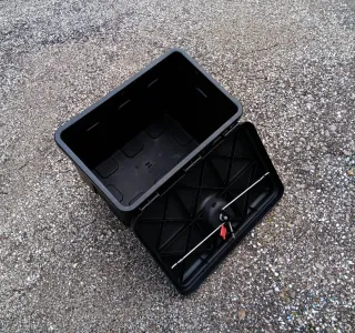 Caja de transporte LAGO negra