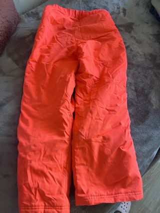 Pantalón de esquí para niño naranja
