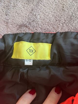 Pantalón de esquí para niño naranja