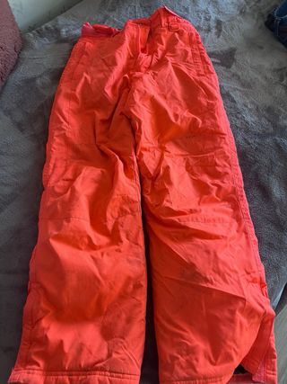 Pantalón de esquí para niño naranja