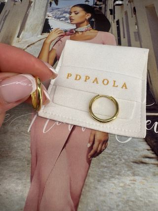 Pendientes PDPAOLA de plata 925 y baño de oro