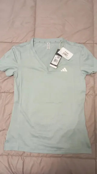 Camiseta Adidas Mujer Talla XS Verde