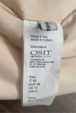 Piumino Subdued reversibile blu/beige M