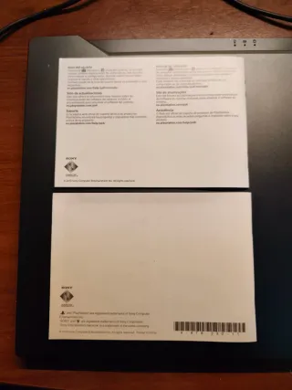 Manuales Seguridad y Garantía Sony PS4