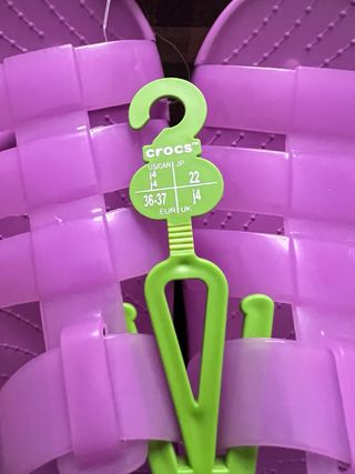 Sandalias Crocs Isabella Jelly Moradas Talla 37