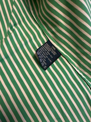 Camisa Polo Ralph Lauren Rayas Verde/Blanco